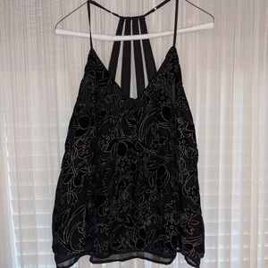 Velvet, sparkling top